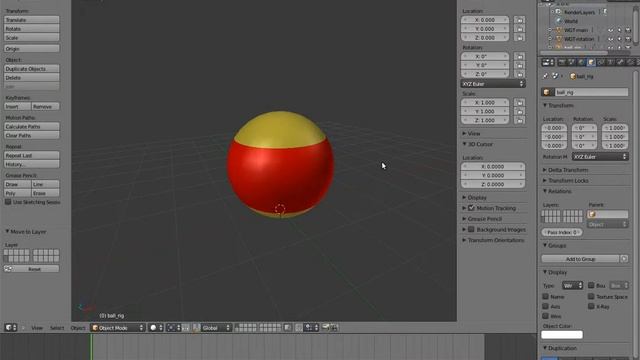 Humane Rigging 03  3D Bouncy Ball 02  Planning