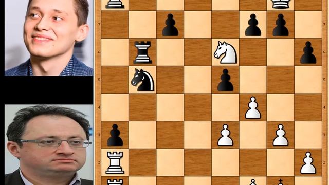 Boris Gelfand VS  Andrey Esipenko. FIDE World Blitz Championship 2019