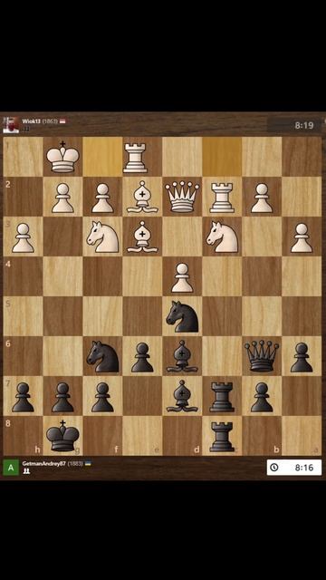 Индийская защита, преимущество двух слонов #shorts #chessgame #chess