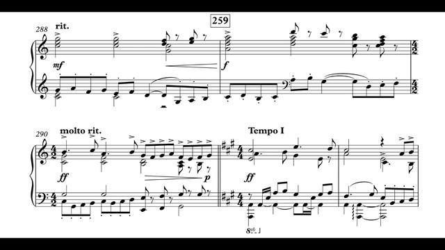 Mahler - 7th Symphony, 5th mvt (piano solo)