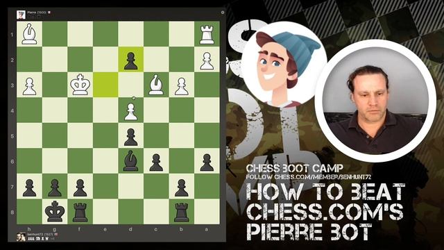 How to Beat Chess.com's Pierre Bot (1500 Rated)