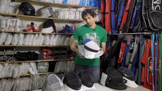 Basic division of masks for fencing (epee, foil, saber) and for historical fencing