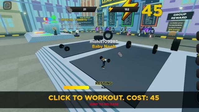 roblox bodybuilding mohit gamer gameplay