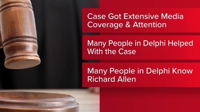 Richard Allen's attorneys file motion for change of venue in trial
