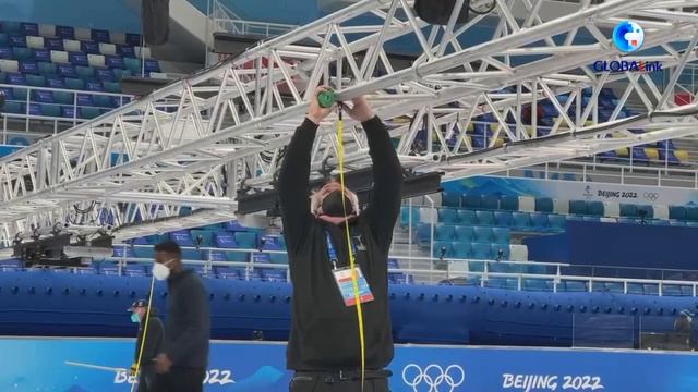 Beijing Olympic venue "Ice Cube" ready for curling events