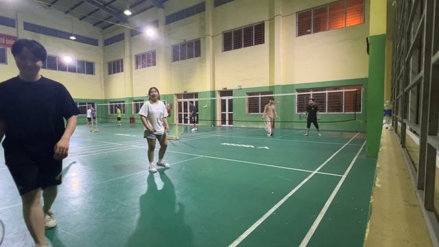Doubles Drama: A Badminton Tale with Teammates