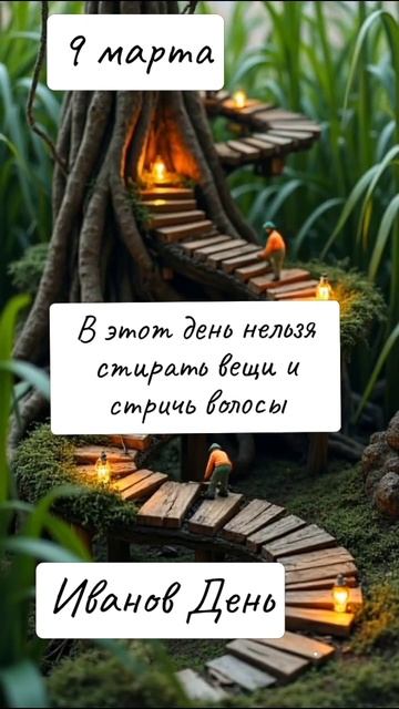 9 марта Иванов День. Что нельзя делать 9 марта. Народные традиции.