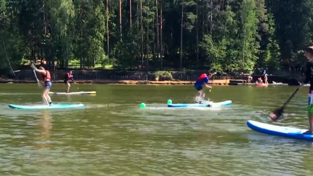 Командный SUP-спорт на Истре 05.06.2019