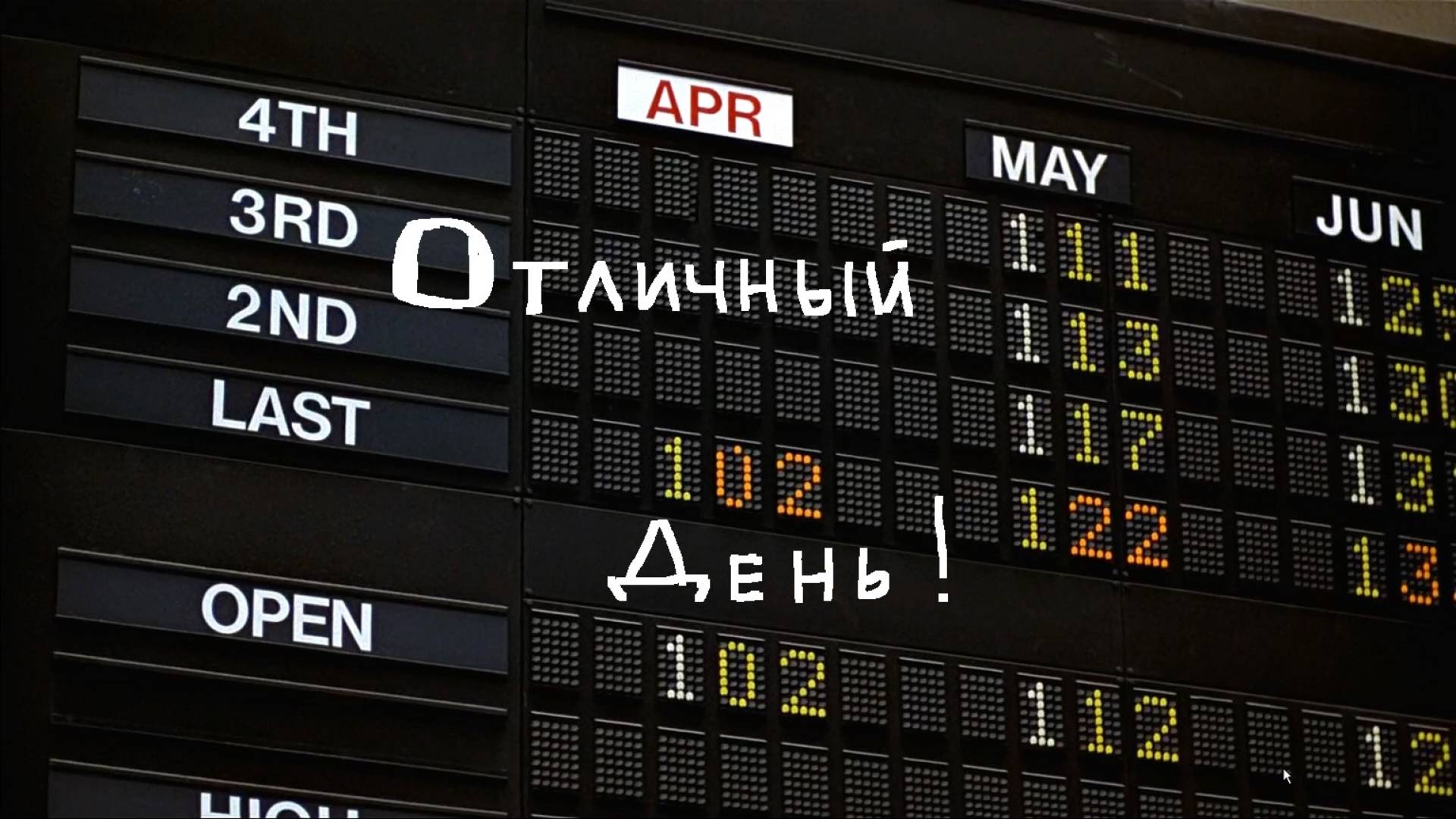 Отличный день