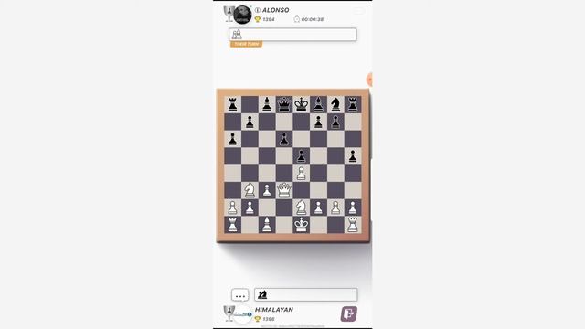 YOUR OPPONENT HAS LEFT!! INSTANT CHESS ONLINE PLAY WITH FACEBOOK MEMBER HIMALAYAN VS ALONSO