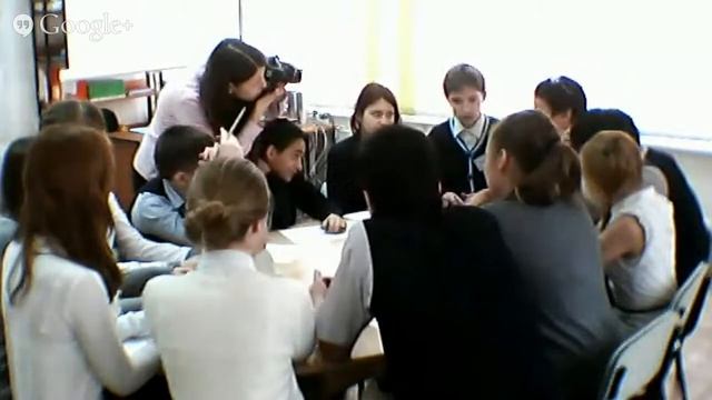 Нужина Жанна Гурьевна, разговор с учащимися