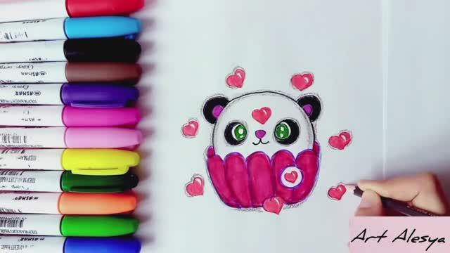 Рисую милую пандочку!