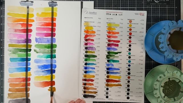Studio Sesh: Swatching ALL the Rosa Gallery Watercolors // Let's Watch Paint Dry