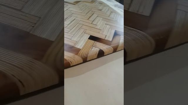Столешница из фанерных брусков