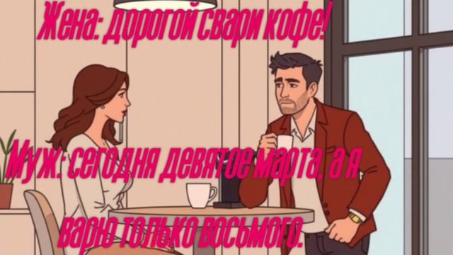 Жена: дорогой свари кофе!