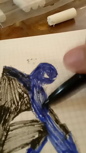 Рисуем чёрного человека паука