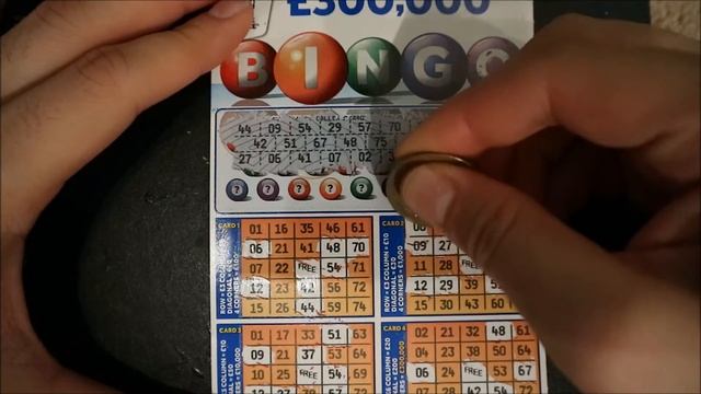 BINGO SCRATCH CARD #3 ASMR