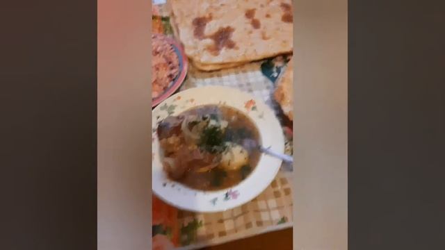 Чалпак ва хумшурбо ва оливье. Ифтор