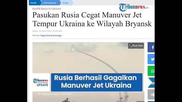 UKRAINA Sudah Berani Serang Rusia