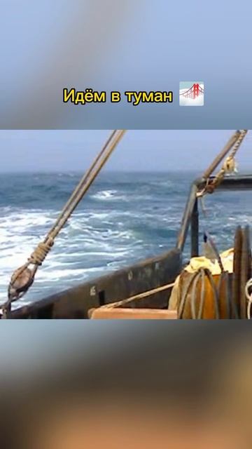 Туман в солнечную погоду. Камчатка. Берингово море