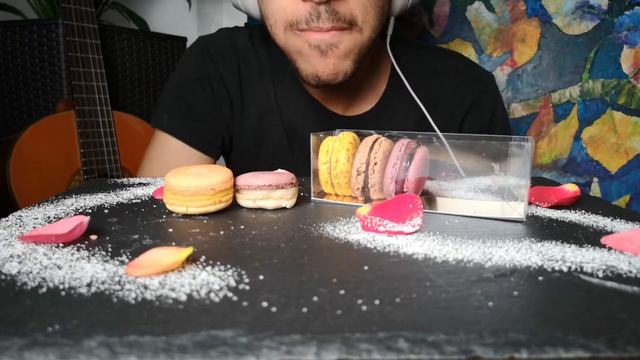 | ASMR | FRENCH MACARONS + BUBBLE TEA (SATISFYING SOFT EATING SOUNDS)| Munchboy ASMR