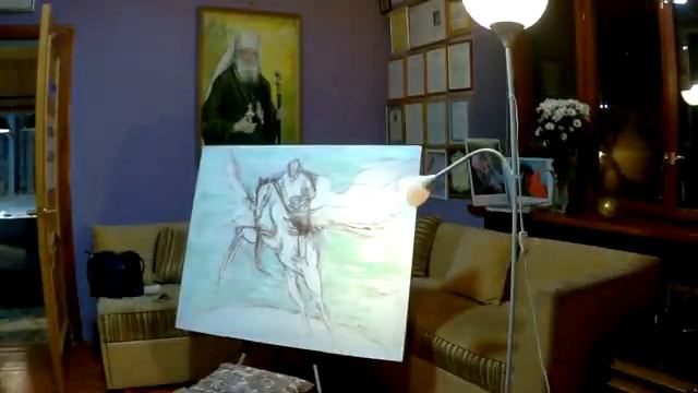 «ВОСХОД» Работа художницы Аиды Ханемайер в жанре фэнтези. Холст 90×110, масло.