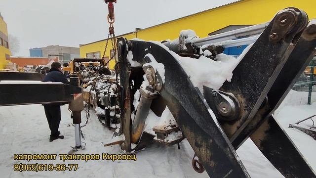 Привезли из севера трактор Кировец К-702 на капитальный ремонт