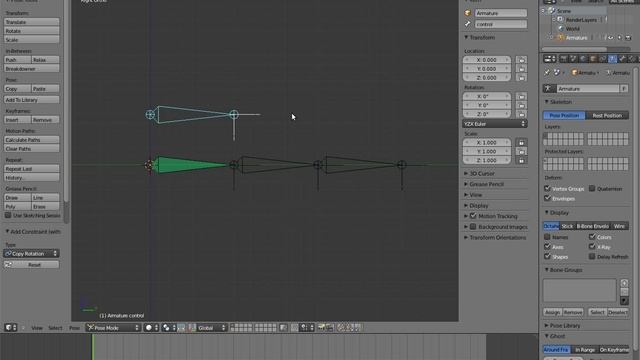 Humane Rigging 04 - Mr. Hotdog 03 - Fingers, With Action Constraints
