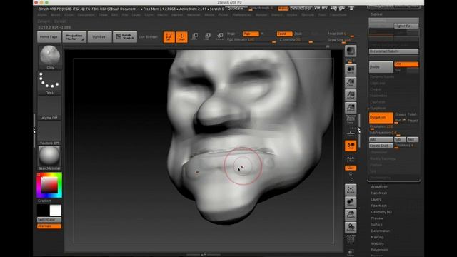 ZBrush Ders 10 - Dynamesh