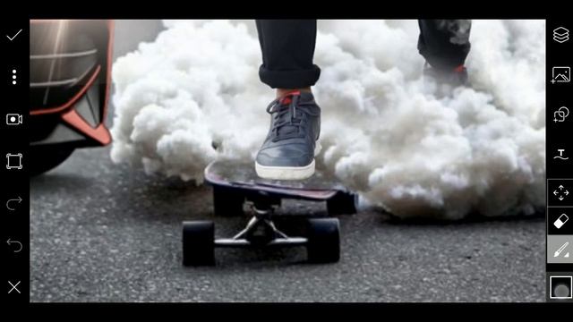 PicsArt Skateboard Smoke Bomb Photo Editing Tutorial in PicsArt Step by Step in Hindi -Taukeer Edit