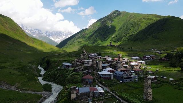 SVANETI - 4K Drone Footage with Calming Music
