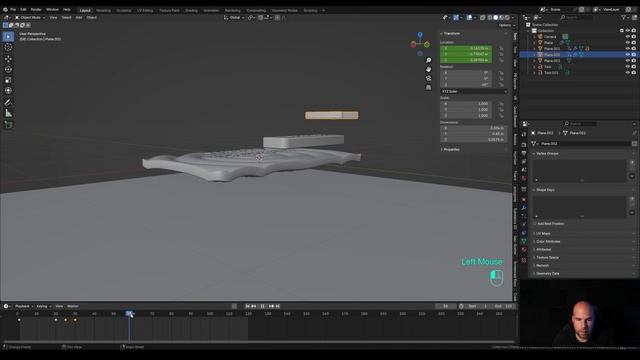 Blender Wavy Glass UI Animation Tutorial ｜ Polygon Runway