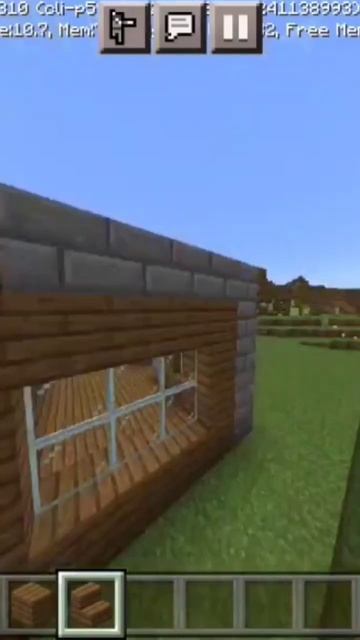A basic house for  new camera in Minecraft
