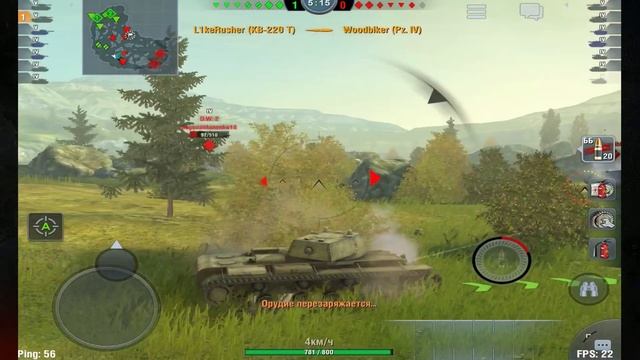 Обзор танка КВ-220Т ☆ L1keRusher - WoT Blitz Android и iOS