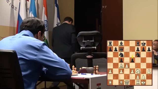 The FIDE World Chess Championship Match. Game 9.  B. Gelfand - V. Anand