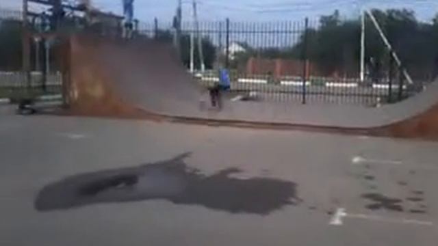 Трюки на рампе