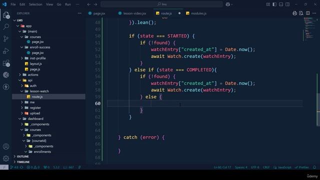 178 -Manage Video Player for Lesson Part 8