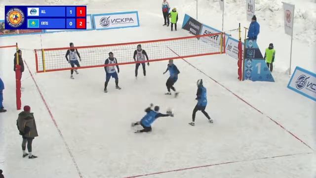 ALL IN vs ERTIS. ГОРЯЧИЙ СНЕГ 2022. Волейбол на снегу