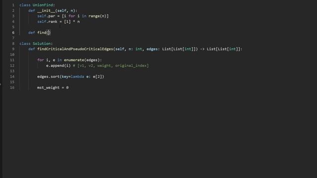 Leetcode 1489: Find Critical and Pseudo-Critical Edges in Minimum Spanning Tree (RU)