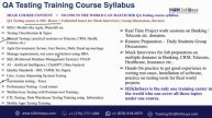 Introduction To Software Quality Assurance Course Training - H2KInfosys