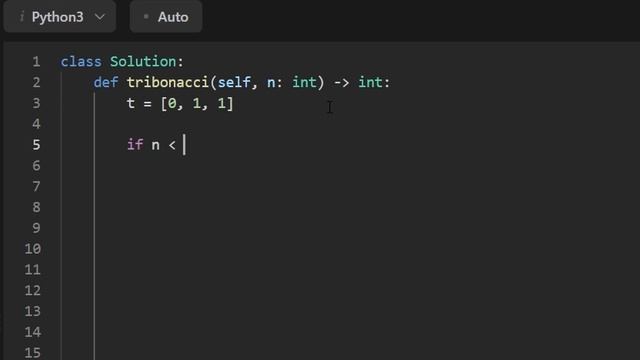 N-th Tribonacci Number - Leetcode 1137