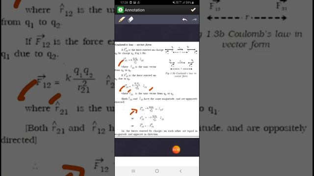 COULOMB'S LAW IN VECTOR FORM