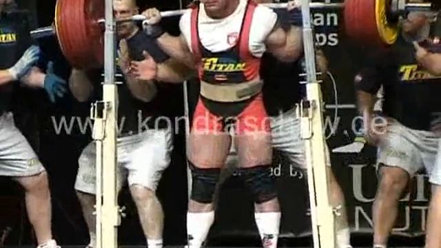 Wilk SQ 360kg@90 Powerlifting IPF WorldChamp 2005