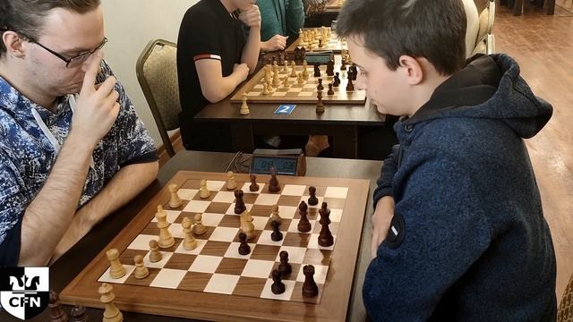 FM V. Krasikov (2269) vs FM V. Bobkov (2276). Chess Fight Night. CFN. Blitz