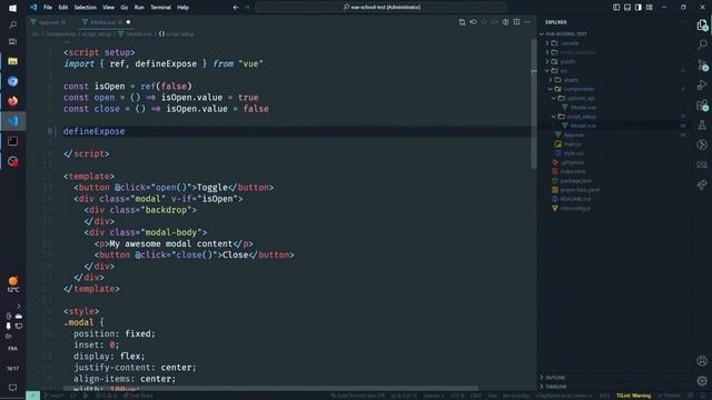 02-Use defineExpose with Script Setup