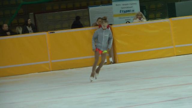 Раскатка перед КП . Соня Чаплыгина. Академия Евгения Плющенко. Соревнования "Приз Марии Бутырской"