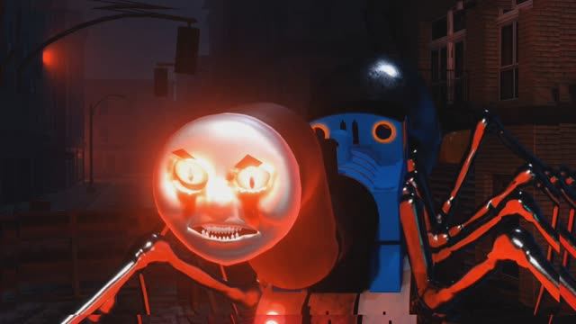 SONIC Exe VS THOMAS SPIDER TRAIN EXE.