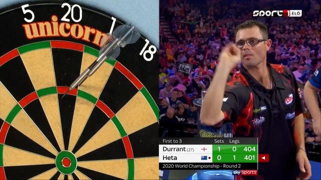 62) Glen Durrant vs Damon Heta 2020 PDC World Darts Championship 2019.12.21 Round 2