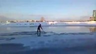 Катание на льдине
