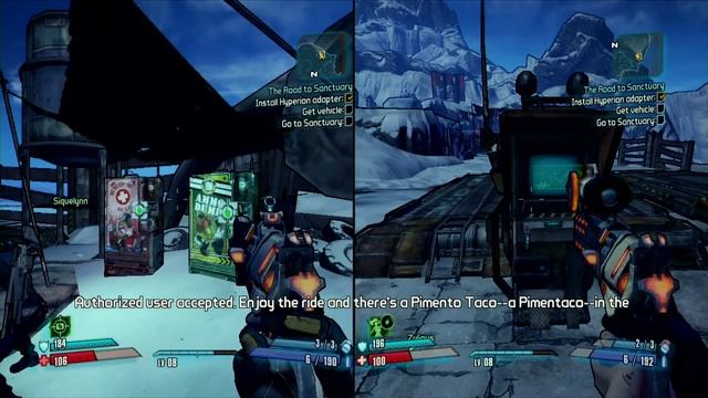 Borderlands 2 Co-Op #7 - Road to Sanctuary [1 of 2] (Xbox 360/PS3/PC HD)